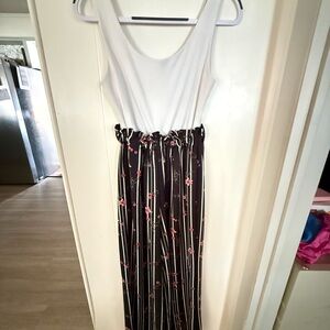 Rolla Coster Cream Ribbed Tank Top
